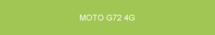 Moto G72 4G